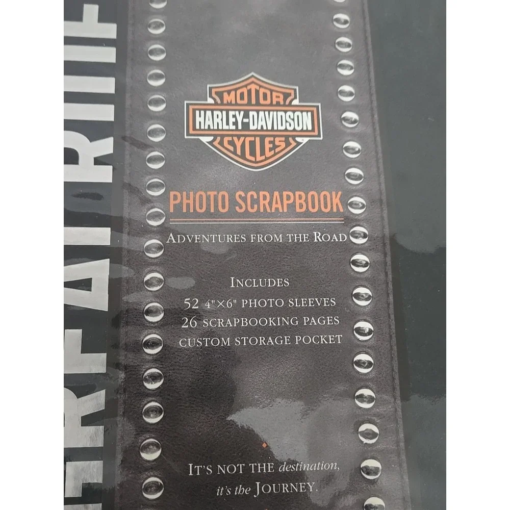 NOS Harley-Davidson Great Rides Photo Album 26 Page Vintage 4x6 Sleeves NEW